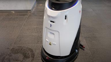 가우시움 Scrubber 50을 활용한 빌딩 바닥 청소