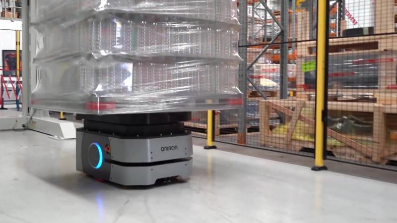 OMRON LD-250을 활용한 팔레트 랩핑