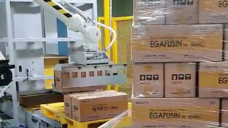 현대로보틱스 YS080L을 활용한 의약품 박스 팔레타이징