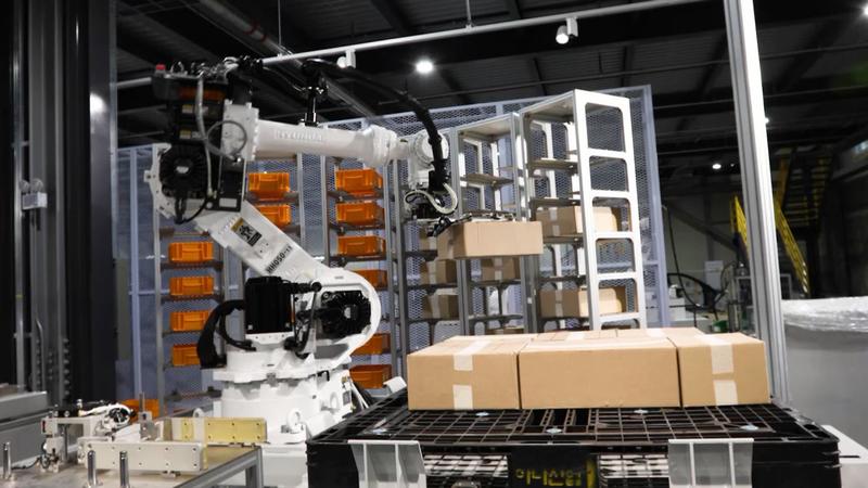 현대 HH050와 Mech Mind를 활용한 스마트 팔레타이징