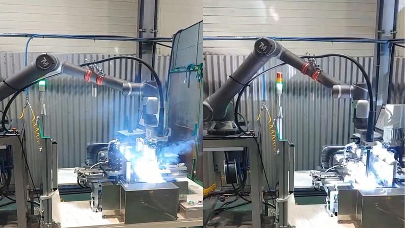 TM로봇을 활용한 CO2 용접 자동화
