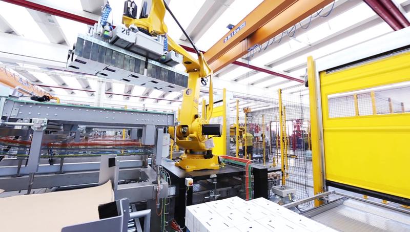 Comau PAL-180-3.1을 활용한 상자 팔레타이징