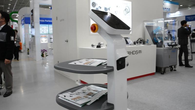 SFAW 전시회 LG CLOi 서빙로봇(선반형) 활용편