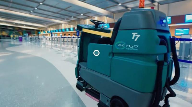 T7AMR을 활용한 코엑스 야간 청소 작업