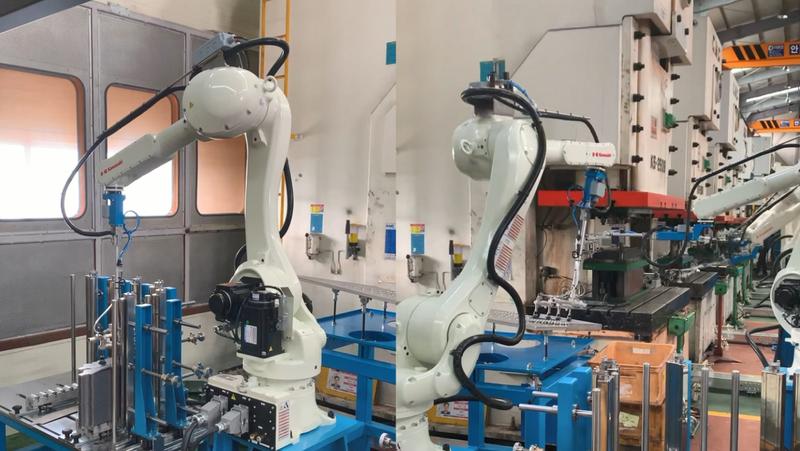 자동차부품 프레스공정 이송자동화