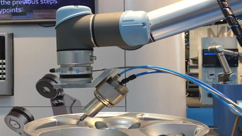 UR10과 온로봇 HEX 센서를 활용한 자동차 휠 디버링