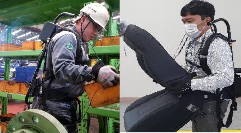 현대로템 웨어러블 로봇 H-FrameP (모터 동력형)