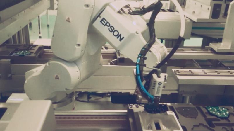 EPSON C4를 활용한 자동차 부품 그리스 도포