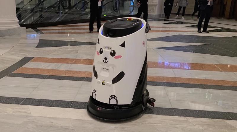 Ecobot Scrub 50을 활용한 센트럴시티 터미널 로비 청소