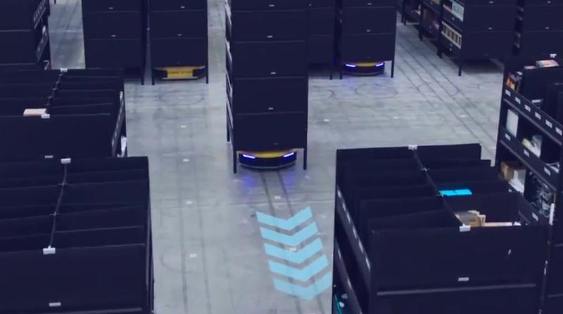 Geek+ P800 70대를 활용한 스마트 물류 창고