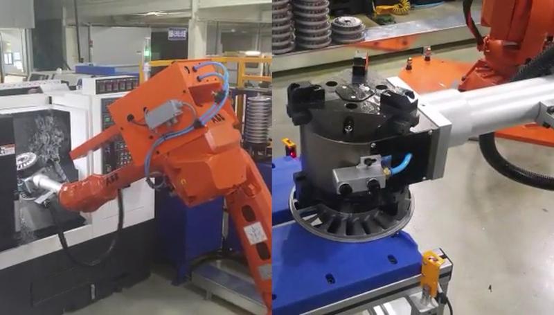 ABB IRB 2600을 활용한 자동차 부품 머신텐딩