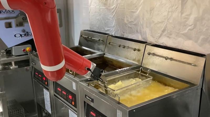 뉴로메카 Indy7을 활용한 롸버트치킨 강남 2호기