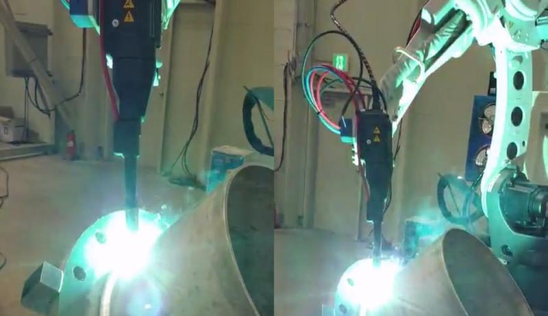 파나소닉 용접 시스템을 활용한 알루미늄 저장탱크 용접