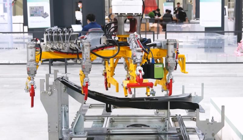 현대 HS210E와 Pickit 3D를 활용한 차체 프레임 빈피킹