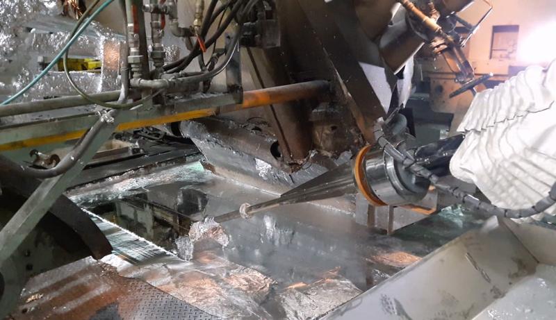 야스카와 로봇을 활용한 알루미늄 드로스 처리