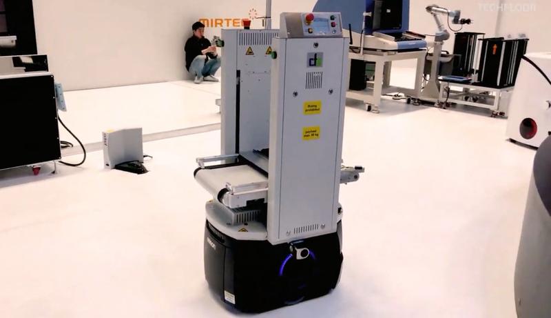 자율주행 리프트 컨베이어를 활용한 부품 이송