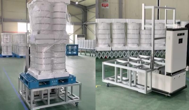 트위니 나르고100을 활용한 T11 표준 팔레트 운송